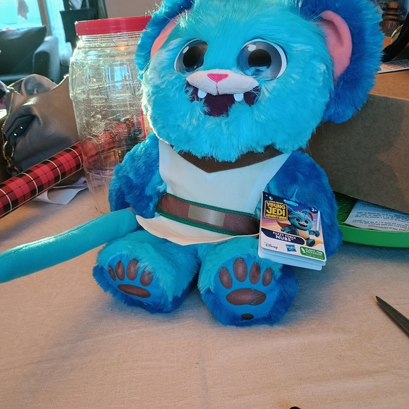 Young Jedi Adventures Disney Blue and White Plush Toy Set Price Is For Both - Picture 4 of 6